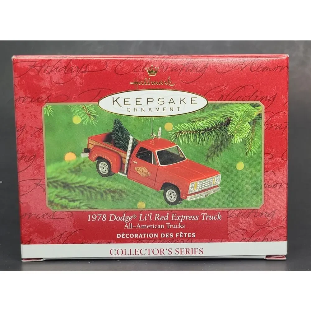 Hallmark Keepsake Ornament 2000 1978 Dodge Li’l Red Express Truck #6 In Series